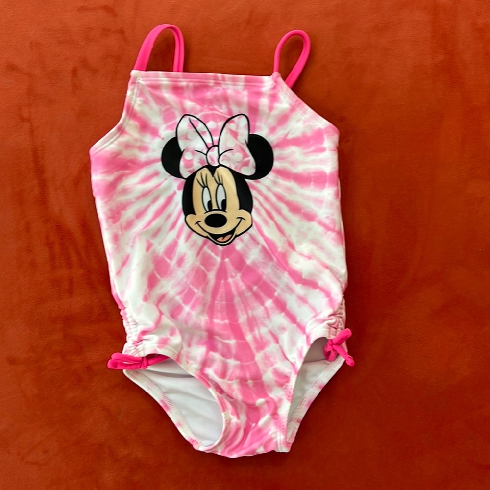 Disney Minnie Mouse one piece bathing suit, size 12-18 months